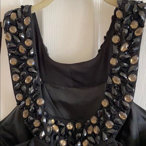 NEW Alex Evenings black beaded formal gown dress - Picture 6 of 10